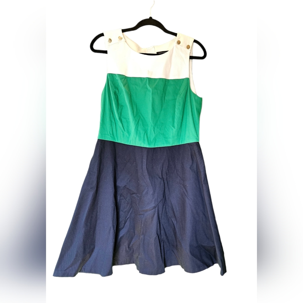 Tommy Hilfiger Fit and Flare Colorblock Dress
